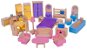 Drevený nábytok do domčeka pre bábiky - Nábytok pre bábiky
