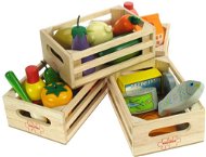 Big Jigs Toys Wooden Healthy Food in Boxes - Game Set