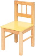Gyermek sárga fa szék - Játék bútor