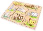  A large wooden labyrinth on the board - Farma  - Educational Toy