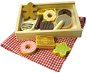  Wooden food - sweets in a wooden box  - Game Set