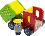 Fajáték autó - Színes kamionsofőr - Játék autó