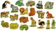Bigjigs Mágneses fa figurák - A dzsungel állatai, 20 db - Figura