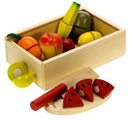 Fa élelmiszer - szeletelése gyümölcs - Játék élelmiszer