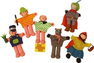 Fingerpuppen - Charaktere aus dem Märchen über Rotkäppchen - Figuren