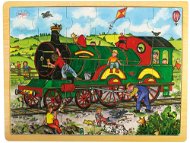 Bigjigs Wooden puzzle - Train - Jigsaw