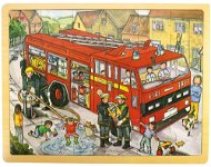 Bigjigs Wooden puzzle - Firemen - Jigsaw