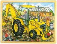 Wooden puzzle - Excavator - Jigsaw
