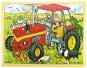 Drevené puzzle – Traktor - Puzzle