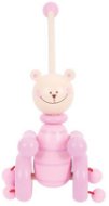 Pink bear bear - Push and Pull Toy