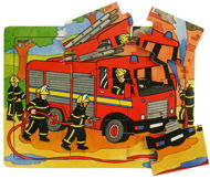 Holzpuzzle - Feuerwehr - Puzzle