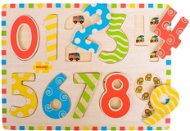 Wooden Inserting Puzzle - Counting with Pictures - Jigsaw