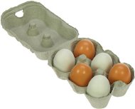 Toy Kitchen Food Wooden Food - Wooden Eggs in a Box - Jídlo do dětské kuchyňky