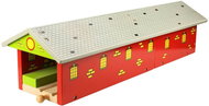  Wooden train sets - Railway shed  - Rail Set Accessory