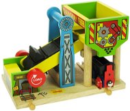  Wooden train sets - hopper and crusher for coal  - Rail Set Accessory