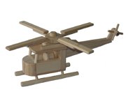 Wooden toys - Helicopter - Wooden Model