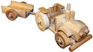 Holzspielzeug - Traktor mit Gleisanschluss Kurz - Holzmodell