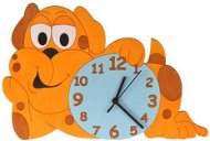 Wooden Wooden Clock - Dog - Children's Clock
