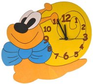 Kinder Holzuhr - Schnecke - Uhr fürs Kinderzimmer