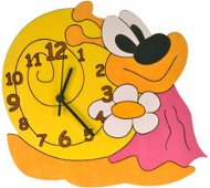 Dětské dřevěné hodiny - Šneková - Uhr fürs Kinderzimmer