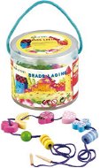  Wooden maxi stringing beads with picture  - Creative Kit