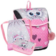 BAGMASTER PRIM 24 Kleines Schulset für Erstklässler – Katze - Schulset