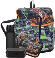 BAGMASTER PRIM 24 B nagy iskolai készlet első osztályosoknak - leopárd - Iskolai felszerelés