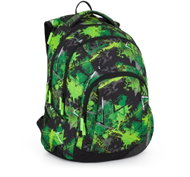 BAGMASTER školní batoh Lincoln 25 A, zeleno-černý - School Backpack