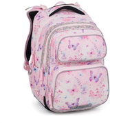 BAGMASTER školní batoh Dopi 25 A, motýlci - School Backpack
