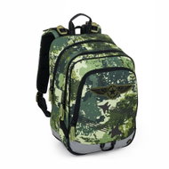 BAGMASTER školní batoh Alfa 25 B, stíhačky - School Backpack