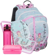 BAGMASTER Alfa 25 A víla: batoh, penál, vak, láhev, svačinový box - School Set