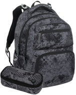 BAGMASTER Zipster 25 B šedý: batoh, penál - School Set