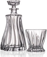 Aurum Crystal Whisky Set Plantica (1 Decanter + 2 Glasses) - Carafe 