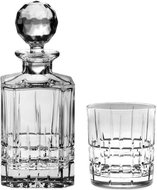 Crystal Bohemia Whisky Set Dover (1 Decanter + 6 Glasses) - Carafe 