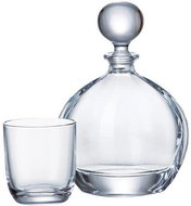 Crystal Bohemia Whisky Set Orbit (1 Decanter + 6 Glasses) - Carafe 
