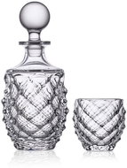 Aurum Crystal Whisky Set Morris (1 Decanter + 6 Glasses) - Carafe 