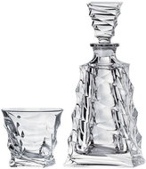 Crystal Bohemia Casablanca Whisky and Cognac Set (1 Decanter + 6 Glasses) - Carafe 
