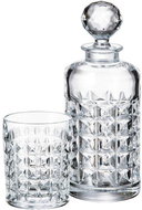 Crystalite Bohemia Whisky Set Diamond (1 Decanter + 6 Glasses) - Carafe 