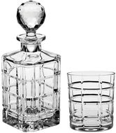 Crystal Bohemia Whisky set Timesquare (1 karafa + 6 sklenic) - Karafa