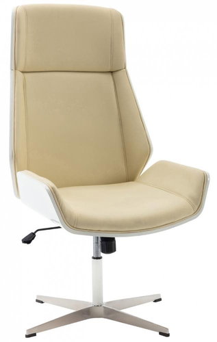 BHM Germany Breda, White / Cream - Office Chair - Main image