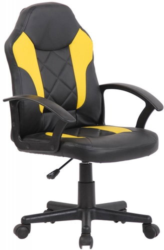 BHM Germany Tafo, Black / Yellow - Children’s Desk Chair - Main image