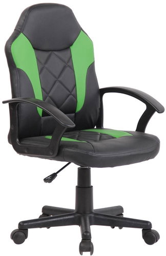BHM Germany Tafo, Black / Green - Children’s Desk Chair - Main image