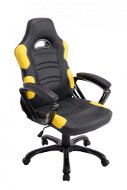 BHM GERMANY Ricardo, fekete / sárga - Gamer szék