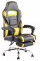 BHM GERMANY Fatis fekete-sárga - Irodai szék