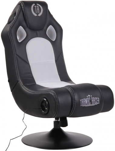 BHM Germany Taupo, Black / White - Gaming Chair - Main image