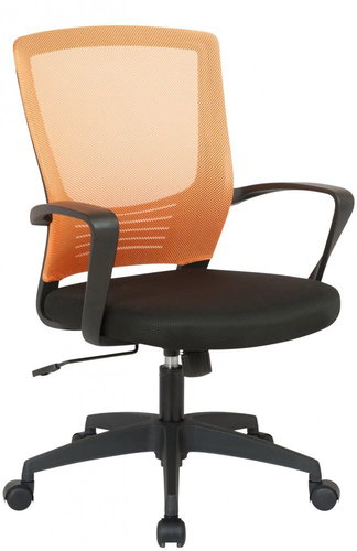 BHM Germany Kampen Black/Orange - Office Chair - Main image