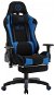 BHM Germany Turbo LED, Textile, Black / Blue - Gaming Chair