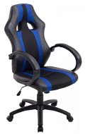 BHM GERMANY Velvet, fekete/kék - Gamer szék