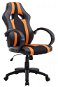 BHM Germany Velvet, Black / Orange - Gaming Chair