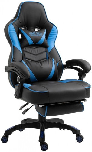 BHM Germany Tilos, Black / Blue - Gaming Chair - Main image